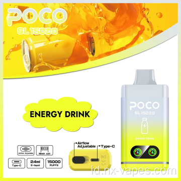 POCO SL 15000 Puffs sekali pakai grosir vape